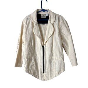 Prophetik Jeff Garner 's Big Girl's Hand-Painted Organic Cotton Jacket Size XS